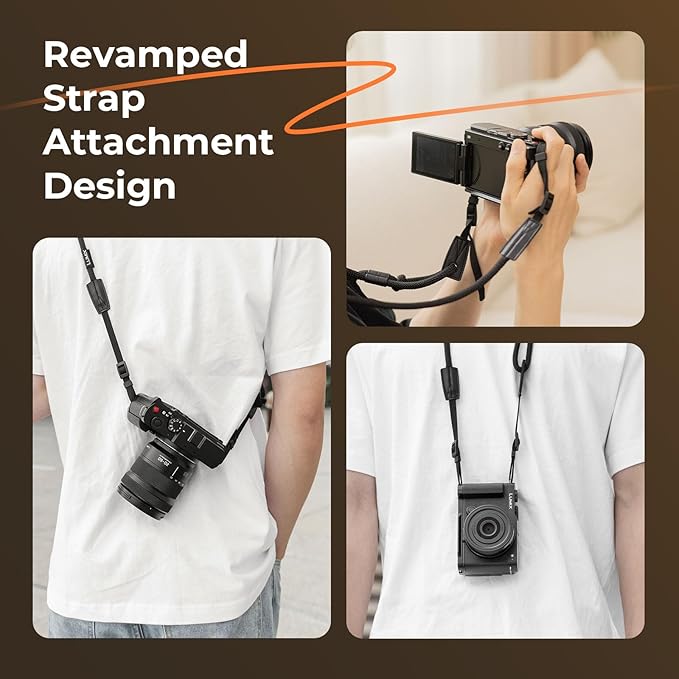 SmallRig L-Shape Handle for Panasonic LUMIX S9 with Ergonomic Silicone Grip, Built-in Quick-Release Plate for Arca for Quickly Switch on Tripods/Handheld Shooting - 4517