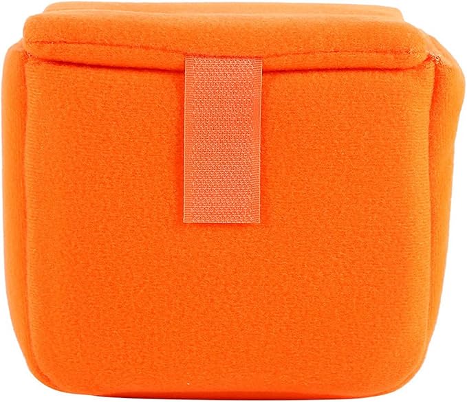 Yosoo DSLR Camera Bag Insert Pad Shockproof Protection Camera Case Bag Organizer Accessory For Photographing (Orange) Camera Padded Insert