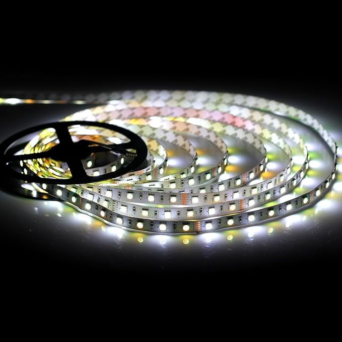 SUPERNIGHT 5050 RGBW LED Strip Lights-16.4ft 300 LEDs, Color Changing LED Lights for Valentine, Wedding Sparklers, Christmas Lights, Indoor Decoration