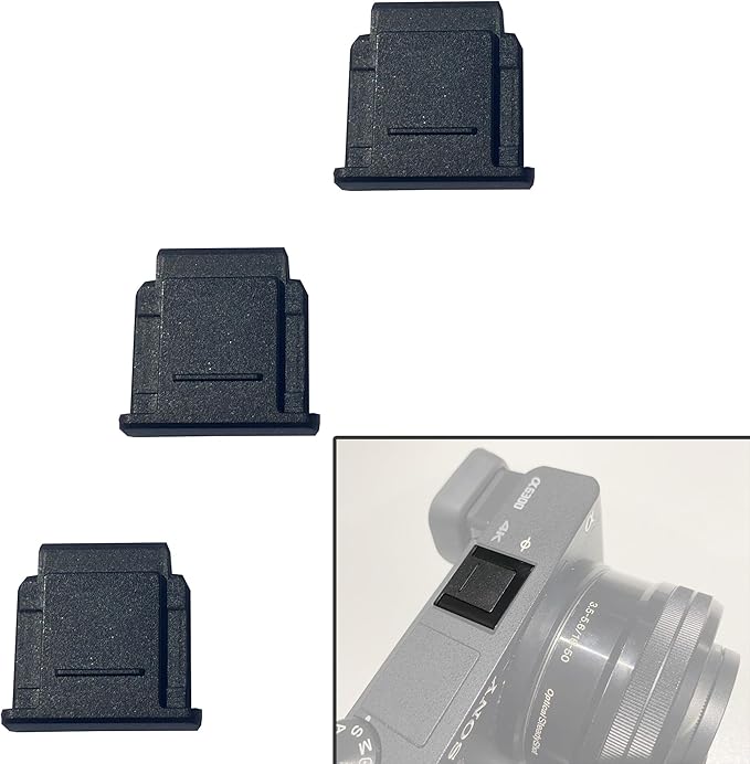 3PCS Camera Hot Shoe Cover Protector Cap for Sony ZV-1 II ZV-E1 ZV-1F FX30 ZV-E10 A7C A6000 A6100 A6300 A6400 A6500 A6600 A7R V A7RIV A7IV A7 IV III