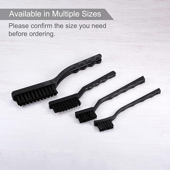 HARFINGTON 5pcs Anti-Static Cleaning Brush 18x60mm PV Plastic Conductive Bristles Anti Static ESD Brushes for Clean PCB Laptop Keyboard Fan and Other Electronic Devices
