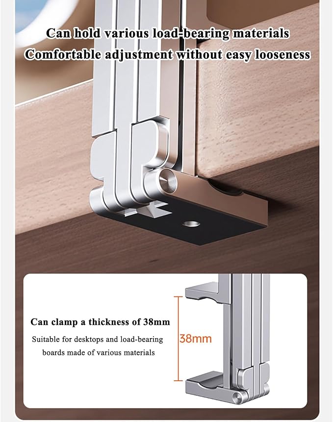 Magnetic Tripod for iPhone 16/15/14/13/12 Plus Pro Max Series,Aluminium Mini Magnetic Phone Tripod for iPhone & MagSafes,360° Adjustable Magic Clip Folding Magnetic Phone Stand,1/4" Screw