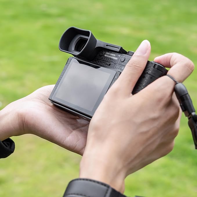 Extended Q3 43 Eyecup Eyepiece, Soft Silicon Camera Eye Cup Viewfinder Eyeshade Cover Protector Special Designed for Leica Q3 43 & Q3 Camera, Block Stray Lighting Q3 43 Camera Accessories
