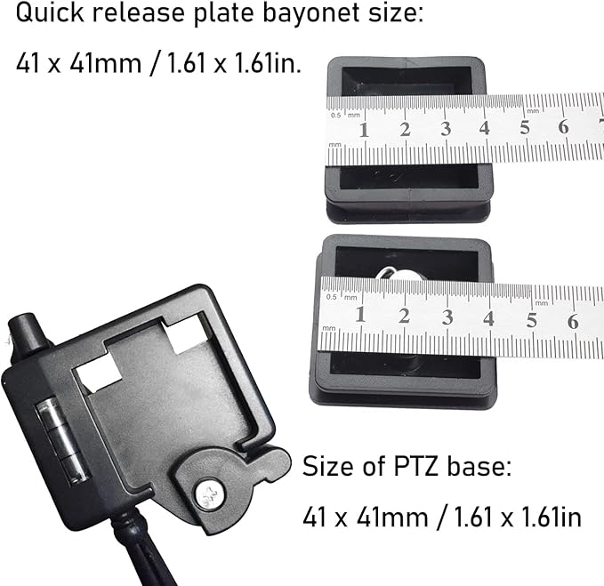 41x41mm Tripod Quick Release Plate Camera Mounting Parts Replacement