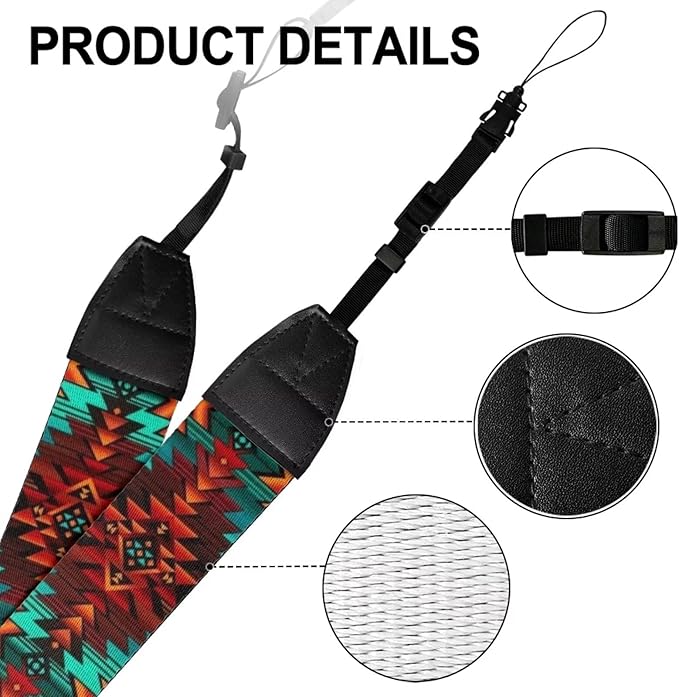 GLENLCWE Camera Strap, Camera Strap for Photographers Neck Strap Replacement Fit Most Cameras