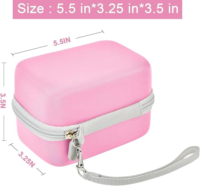 Grapsa Digital Camera Case Compatible with KODAK EKTAR H35 H35N Half Frame Film Camera, Storage Holder Organizer for Kodak Ultra F9 M35 M38 Paper Shoot kamera, 35mm Film Rolls (Box Only) -Pink
