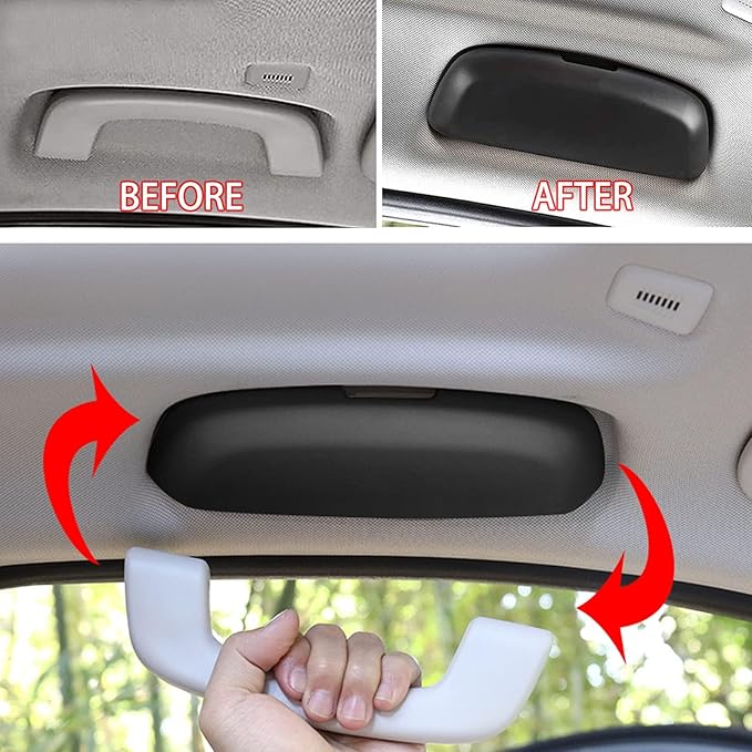 Yumzeco Sunglasses Holder, Sunglasses Case Storage Box Compatible with BMW 1 3 5 6 7 X3 X5 X7 Series (Fit : BMW F30 F31 F80 F34 F10 F11 F25/G20 G30 G31 G32 G11 G12 G01 G05 G07)