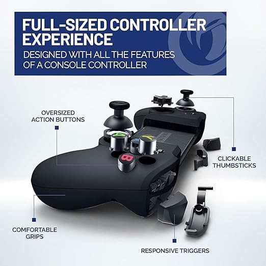 RIG Nacon MG-X PRO for Android - Wireless Mobile Gaming Controller, Andriod (Renewed)