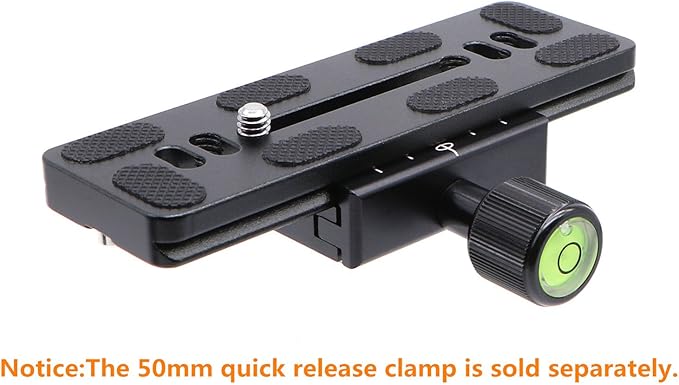 PU-120 120mm Universal Quick Release QR Plate with D-Ring Screw for Tripod Monopod Ball Head DSLR Camera, Arca-Swiss Compatible
