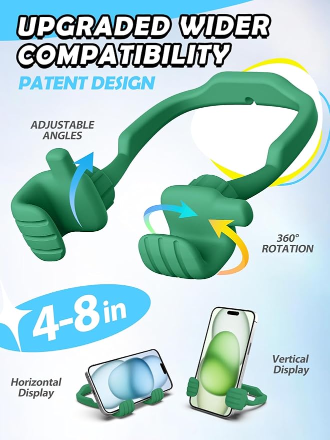 Easter Basket Essentials Gifts for Teens Boys Girls Cell Phone Holder: Mens Gifts for Women Adults Thumbs Up Phone Stand Gifts for Kids Teenager Husband Wife Dad Mom Cool Gadgets Ideas Birthday Gift