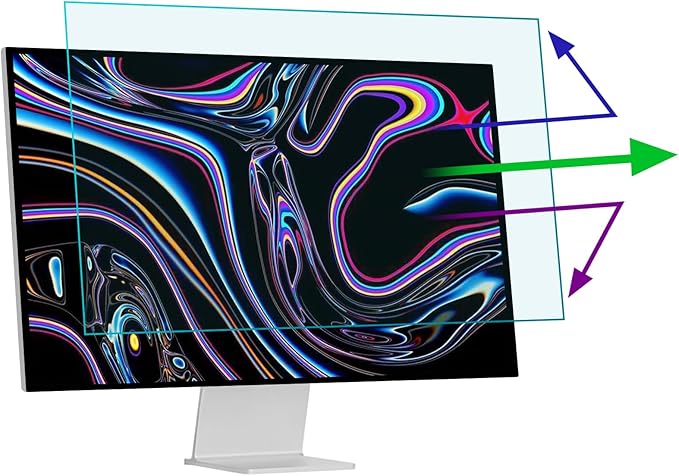 32 Inch 16:9 Monitor Blue Light Filter TV Screen Protector - Anti Glare Film Eye Protection Blue Light Blocking Screen Protector for 32” LCD, LED, OLED & QLED 4K HDTV with 16:9 Display