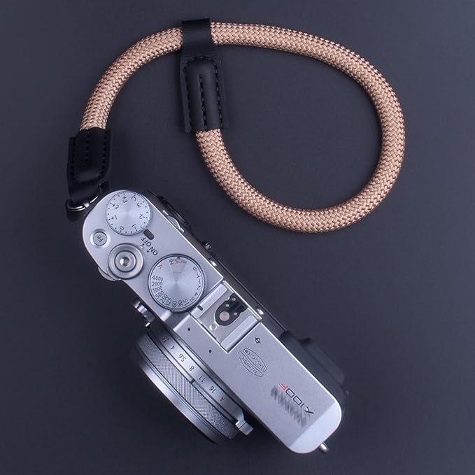 Camera Lanyard, Camera Wrist Strap, Rope Camera Strap Wrist for DSLR SLR Mirrorless Cameras Hand Strap Brown