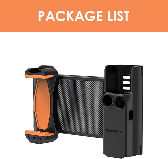 CAPART Phone Holder Mount for DJI OSMO Pocket 3, Expansion Adapter with Cold Shoe Compatible Tripod Selfie Stick Microphone Fill Light
