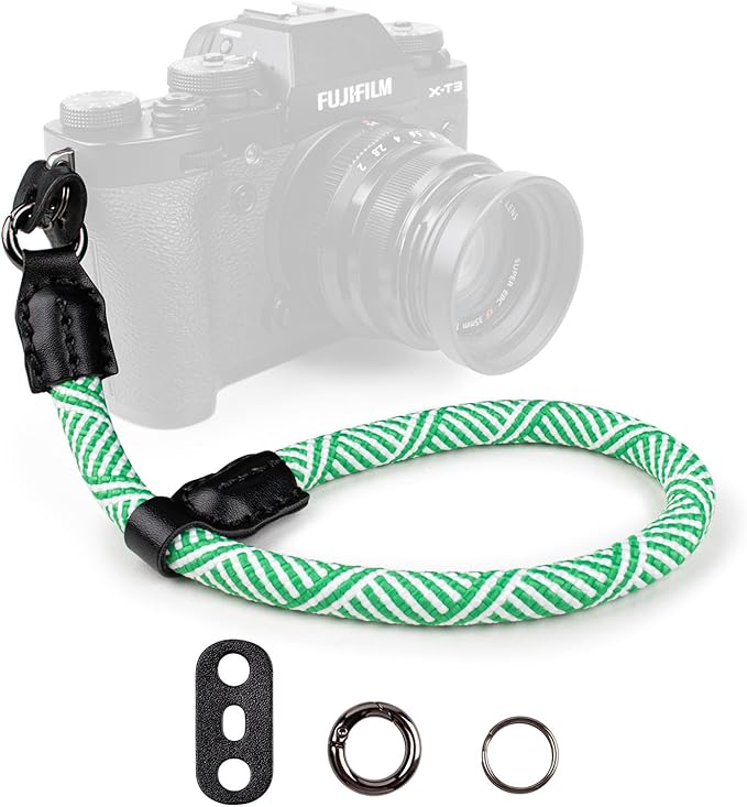 VOVMOEYA Rope Camera Wrist Strap,Camera Hand Strap Compatible with A6400 A6000 A7 IV,for Fujifilm X100V for Nikon Zf Z30 for Canon EOS R6 R7 R8 R10 Camera Wrist Straps for dslr