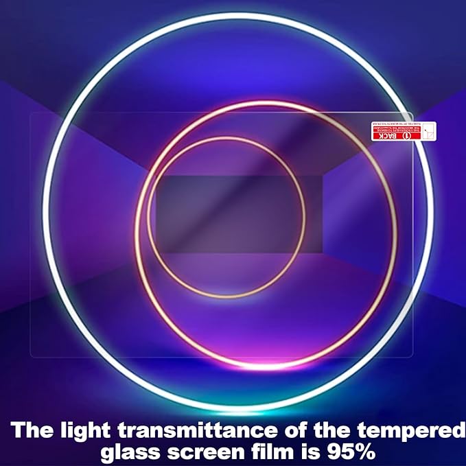 2PCS Tempered Glass Protective Film for Anycubic Photon M3 Plus / Photon Mono X 6K / X 6Ks, 9.25 Inch High Light Transmittance Tempered Glass Screen Film, 3D Printer Tempered Glass Screen Protector