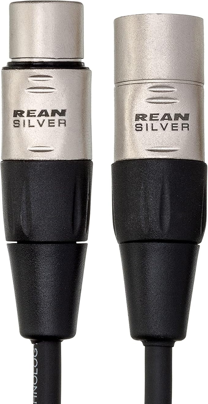 Hosa HXX-015 REAN XLR3F to XLR3M Pro Balanced Interconnect Cable, 15 Feet