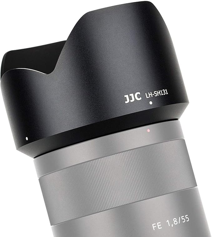 JJC LH-SH131 Metal Petal Lens Hood for Sony Sonnar T* FE 55mm f1.8 ZA Lens/T* E 24mm f/1.8 ZA Lens, Sony Sonnar 55mm 1.8 Lens Hood, Sonnar 24mm 1.8 ZA Lens Hood, Replaces Sony ALC-SH131 Lens Hood