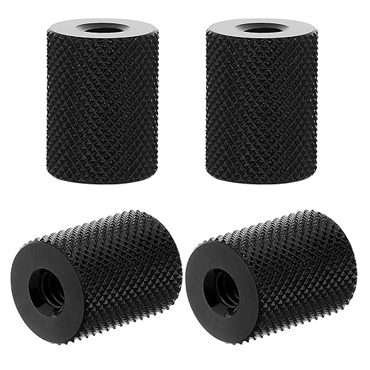 1/4 to 3/8 Tripod Camera Screw Converter, 4 Pcs Double Female Thread 3/8 Female to 1/4 Female Adapter Cylinder Screw Thread Photography Nut Accessories Suitable for Electric Rails and Light Stands