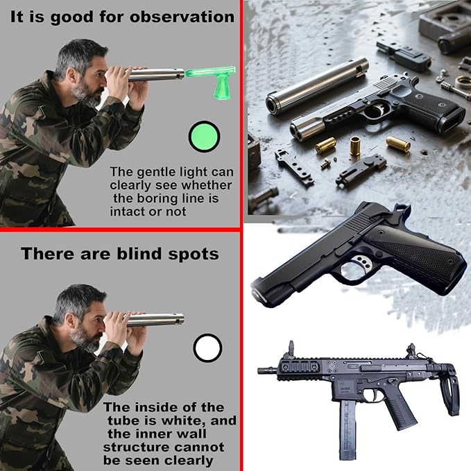 Universal Handgun Cleaning Kit for .22 .357/.38/9mm .40 .45 Caliber Pistol Gun Brush Tools Gun Accessories,Gifts for Gun Owners