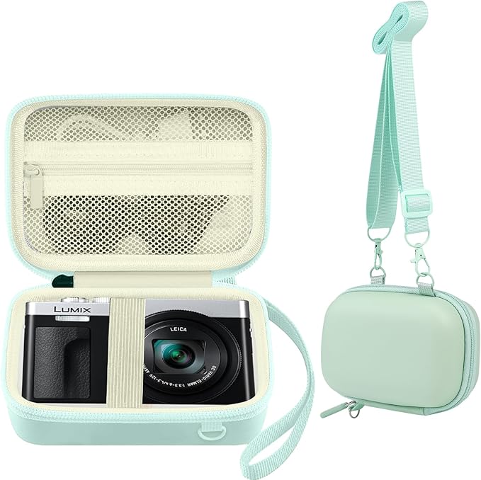Leayjeen Camera Case Compatible with Panasonic LUMIX ZS99/LX10/ZS80/ZS100/ZS70/ZS200/ZS60 4K Digital Cameras Organizer for Point and Shoot Cameras