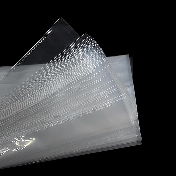 100 Pages 35mm 135 Film Negative Storage Sleeves 35mm Film Negative Acid-FreeArchival Storage Sheets Preservers Pages for Organizing Storing and Viewing DevelopedFilm Negatives (100 Pages)