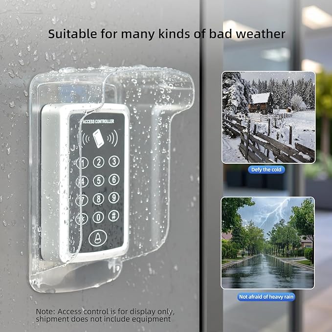 Outdoor Keypad Cover, Ring Doorbell Cover Weatherproof ,Doorbell Rain Cover,Doorbell Protector Suitable for Access Controller,Door Lock Security System