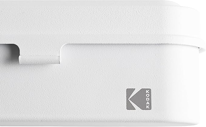 KODAK Film Case - for 5 Rolls of 35mm Films - Compact, Retro Steel Case to Sort and Safeguard Film Rolls (White) (Film is not Included)