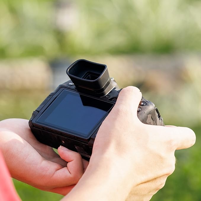 JJC Camera Eyecup Eyepiece Viewfinder for Canon EOS R8 & RP Mirrorless Camera with Extended Soft Silicone Design