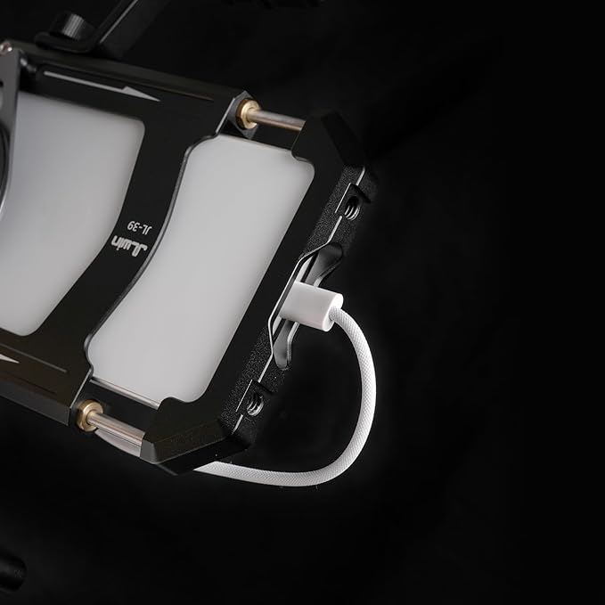 Fotga Aluminum Universal Smartphone Cage Photo Video Stabilizer with Handles Rig for iPhone 17 16 15 14 Pro Max Samsung Cell Phone Vlog Live Stream Video Recording,with Cold Shoe Tripod Mount