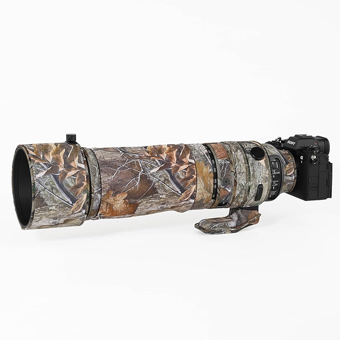 CHASING BIRDS Lens Camouflage Waterproof Coat for Olympus 150-600mm F5-6.3 is ED MSC Rainproof Lens Protective Cover (Forest Camouflage, with 1.4X and 2.0X TC)