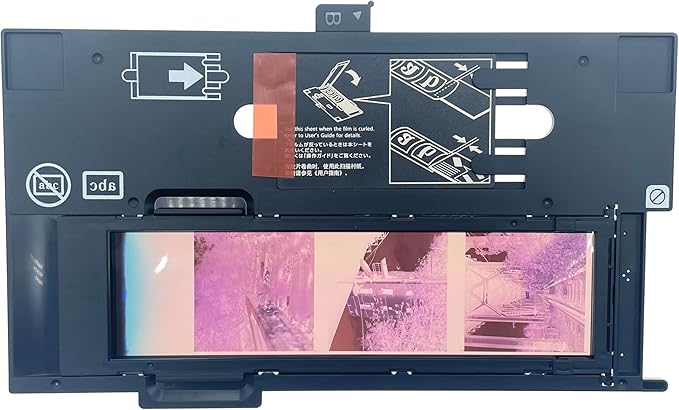 OKLILI 110 / 16mm + 120 & 220 / 60mm Photo Holder Assy Brownie Asp Film Holde Scanning Negative Holder Compatible with Epson Perfection V500 V550 V600