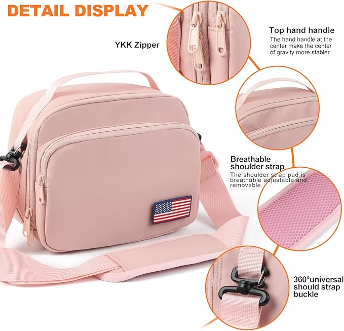 TULLIO Besnfoto Camera Bag Small Purse Crossbody Camera Shoulder Case Waterproof Canvas Cute Compact Photography Bag for Mirrorless DSLR SLR