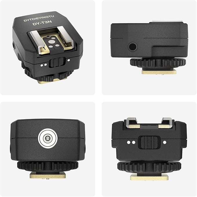 DY-T3N for Nikon Camera Flash hot Shoe Converter Adapter, Small Flash Godox iT30 im20/30, Height-Increasing Multi-Flash Trigger, Extended Body Universal Accessory (DY-T3N N01)