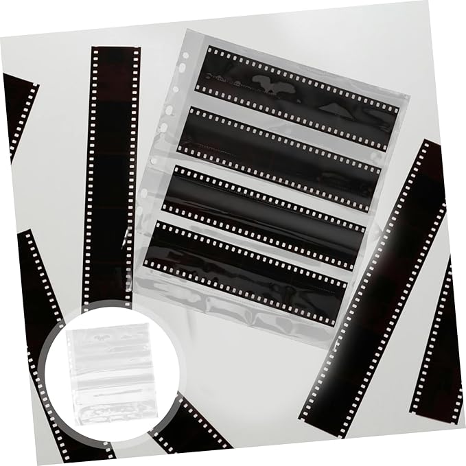 10pcs Negative Sleeves for Photos Document Pouches Heavy Duty Page Protectors for Storage of Film and Negatives