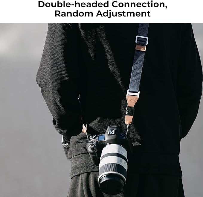 K&F CONCEPT 32mm Camera Neck Strap for Photographers Camera Strap Quick Release Clip Adjustable Sling Strap Compatible with Nikon Canon Sony Olympus DSLR Camera Green