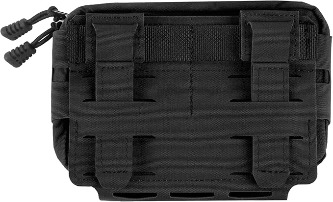 D.M.GEAR MOLLE Pouch Tactical Admin Pouch Belt EDC Tool Organizer Zippered Utility Waist Pack 8.2"x6.3"x1.2"