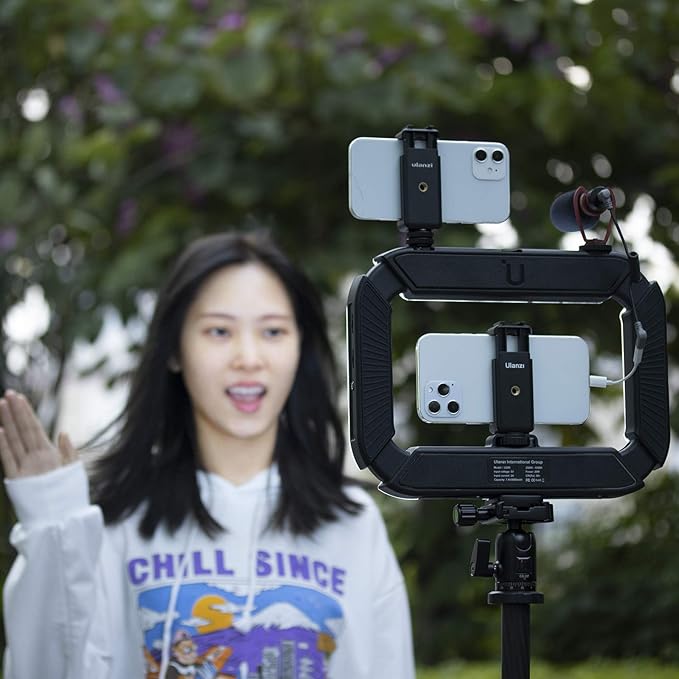 ULANZI U200 Smartphone Video Rig with Light Bundle with U Rig Pro Video Rig