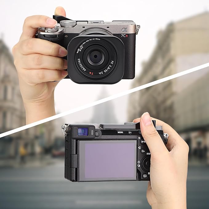 Haoge Metal Thumb Up for Sony α7CII,α7CR Alpha 7CII,ILCE-7CII,A7CR Digital Camera Accessories (Not Fits A7C) Black THB-A7CII-B Hot Shoe Rest Hand Grip