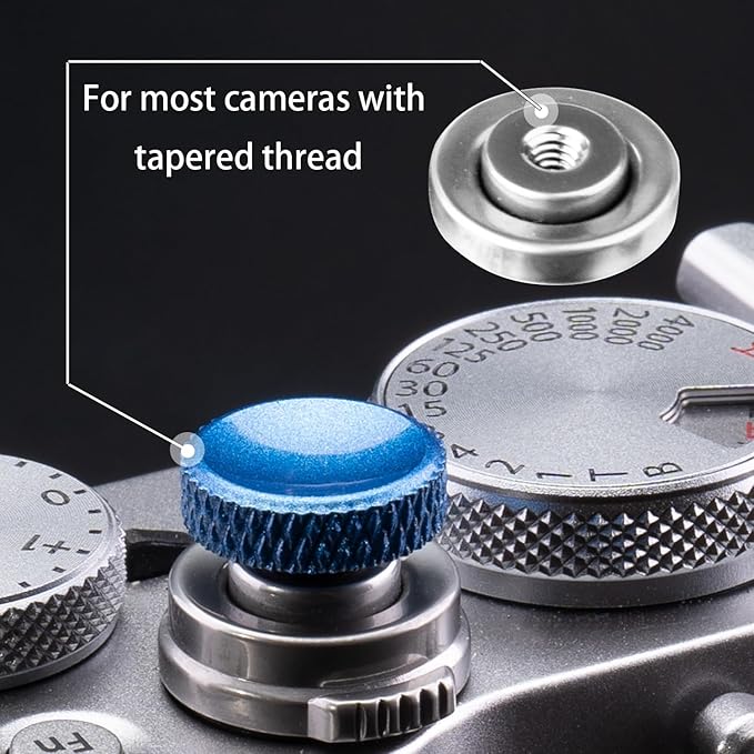 Camera Shutter Button,Soft Shutter Release Button Black(3 Pack)