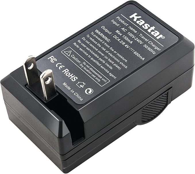 Kastar AC Wall Battery Charger Replacement for Fujifilm FinePix XP120, Z10fd, Z20fd, Z30, Z31, Z33WP, Z35, Z37, Z70, Z71