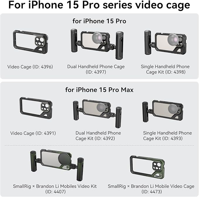SMALLRIG Type C to Type C Audio Signal Adaptor for iPhone 15 Pro Series Video Cage, Making it Convenient The Use of Microphone When Shooting Horizontally 4406
