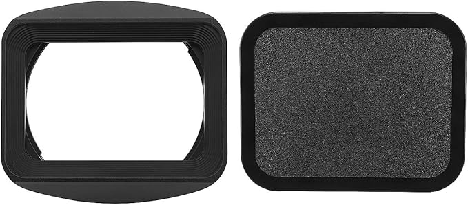 Haoge LH-S27B Bayonet Square Metal Lens Hood Shade with Cap for Sony Vario-Tessar T FE 24-70mm F4 ZA OSS SEL2470Z Lens