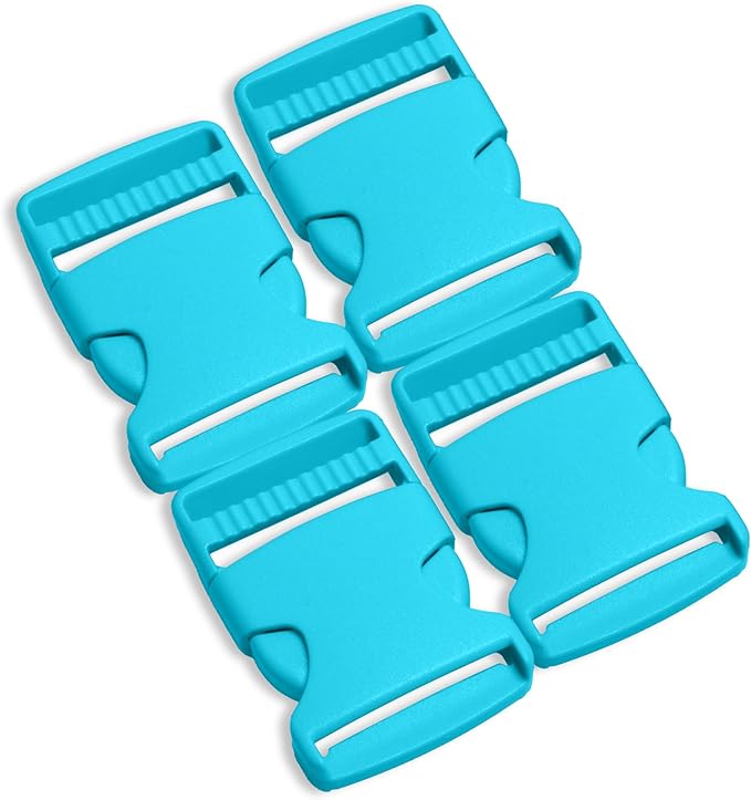 Buckles for Straps Set of 4 Pcs Plastic Buckle Clip Quick Side Release Plastic Fastener