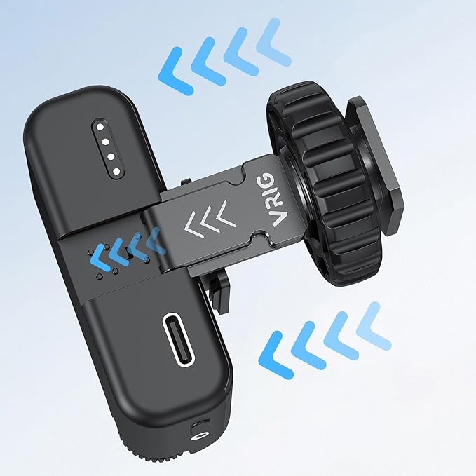 VRIG Cold Shoe Mount Adapter for DJI MIC 2, MC-02 Camera Adapter with 1/4" Screw Mic 2 Accessories for Use on Cages Tripods or on Camera Hot Shoe for Vlogging Video