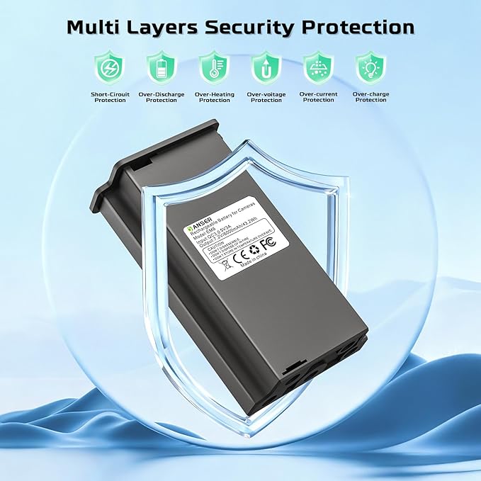 2-Pack Rechargeable Lithium Battery Pack for Reveal Hunting Trail Camera Ultra X, X Pro, Pro 3.0 Reveal Ultra, X Gen 3.0, X Gen 2.0, XB, SK Upgraded Solar Panel Compatibility, LED Battery Meter