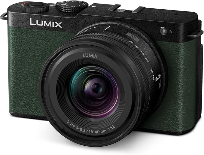 Panasonic LUMIX S9 Full-Frame Mirrorless Camera with S 18-40mm F4.5-6.3 Lens, Compact, Lightweight Body, Perfect for Social Media and Travel, DC-S9NG9