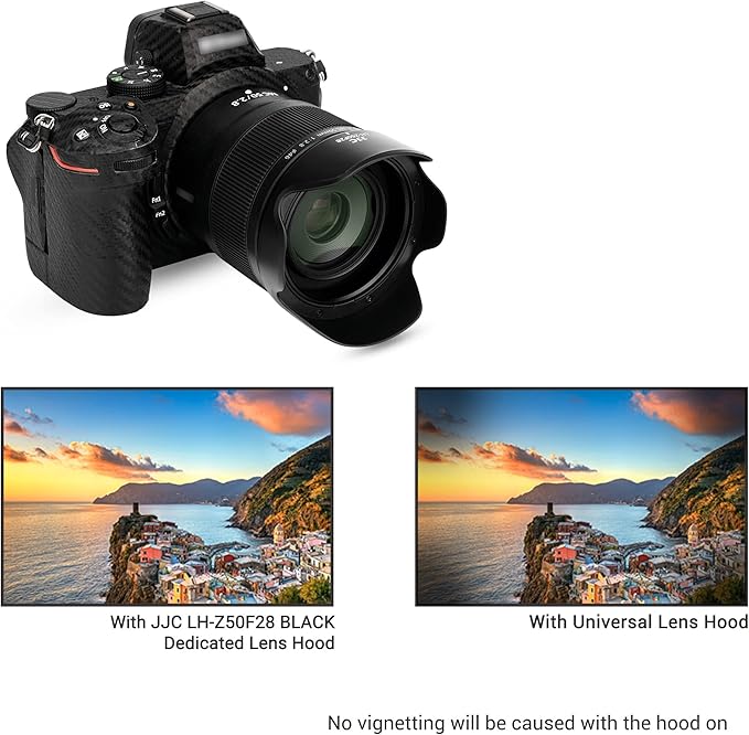 Reversible Tulip Flower Lens Hood Shade for Nikon NIKKOR Z MC 50mm f/2.8 Macro Lens on Camera Z5 Z6 Z6 II Z7 Z7 II Includes an Adapter Ring & Available to Attach 46mm Filter/Lens Cap