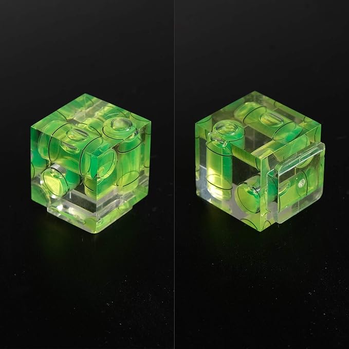 Anwenk Hot Shoe Level Camera Bubble Level Hot Shoe Spirit Level Hot Shoe Cover (Includes 3 Axis Bubble Level, 2 Axis Bubble Level and 1 Axis Hot Shoe Cover) Combo Pack