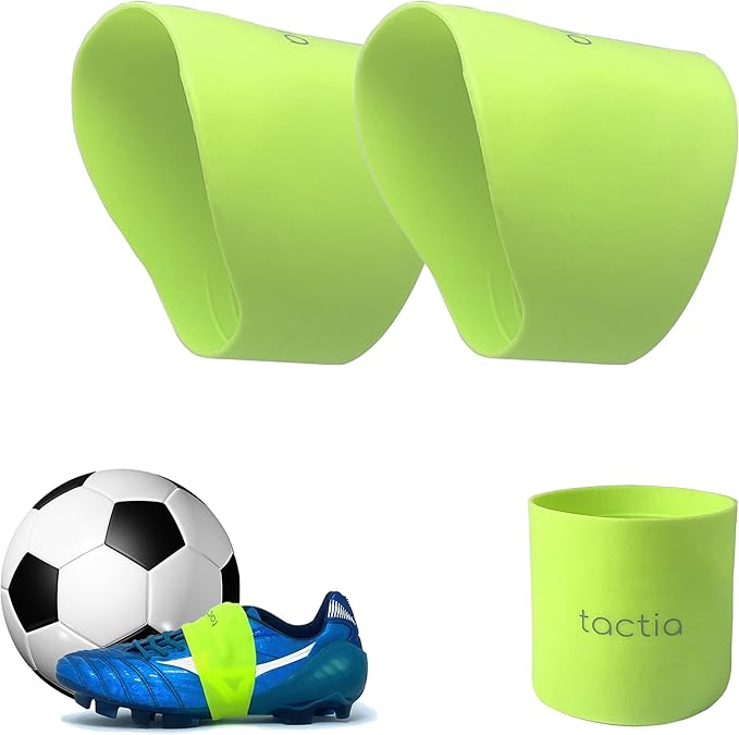 Tactia Soccer Lace Bands Youth – Premium Silicone – Lace Cover for Soccer Cleats, Soccer Shoe Lace Bands (1 Pair)