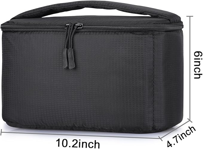 S-ZONE Padded Folding Camera Bag for DSLR SLR Camera TLR Sony Canon Nikon or Flash